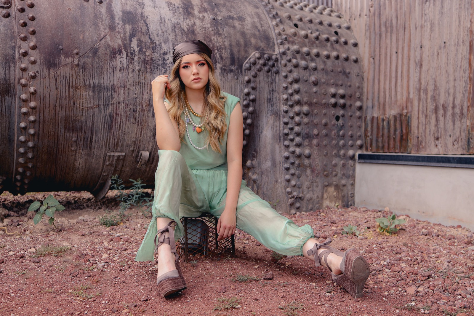 Conjunto verde menta ADELAIDA